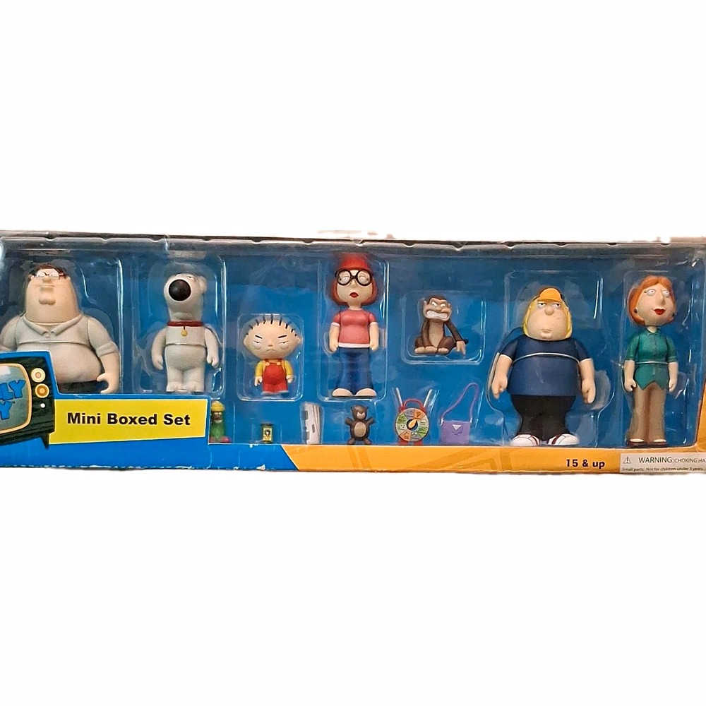 Mezco Family Guy Mini Boxed Set 2006 Peter Brian Stewie Meg Chris Lois 20200